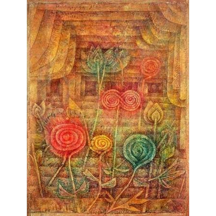 Spiral Flowers Poster Print by Paul Klee Image 2