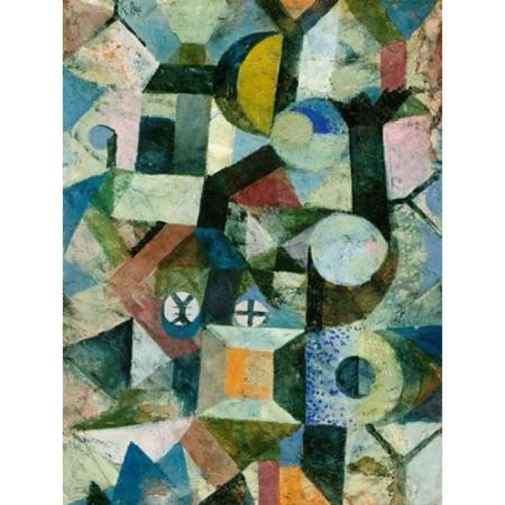 Composition with the Yellow Half-Moon and the Y Poster Print by Paul Klee Image 2