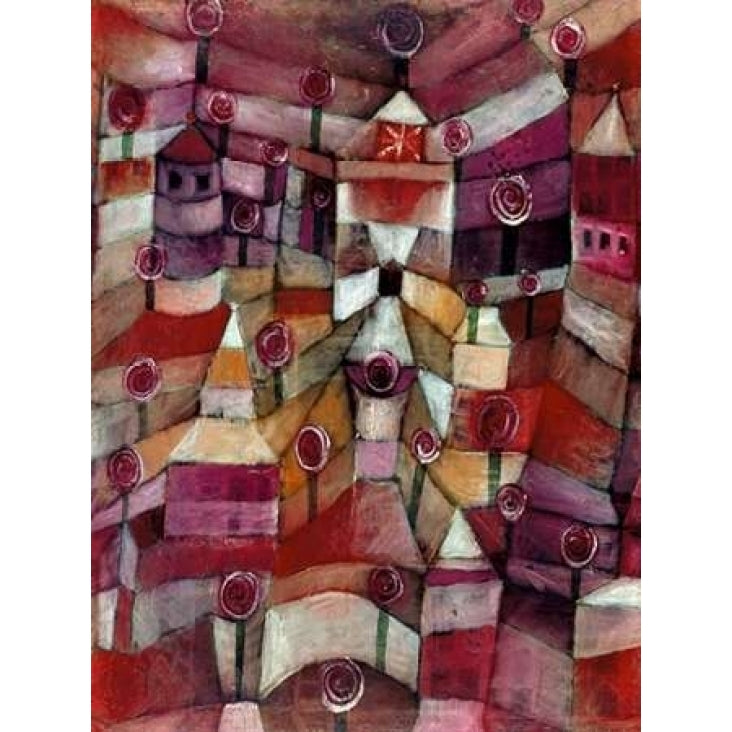 Rose Garden Poster Print by Paul Klee Image 1