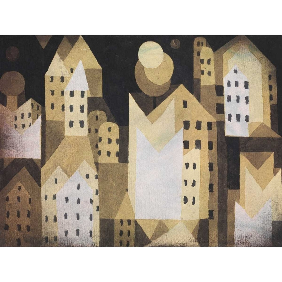 Cold City Poster Print by Paul Klee Image 1