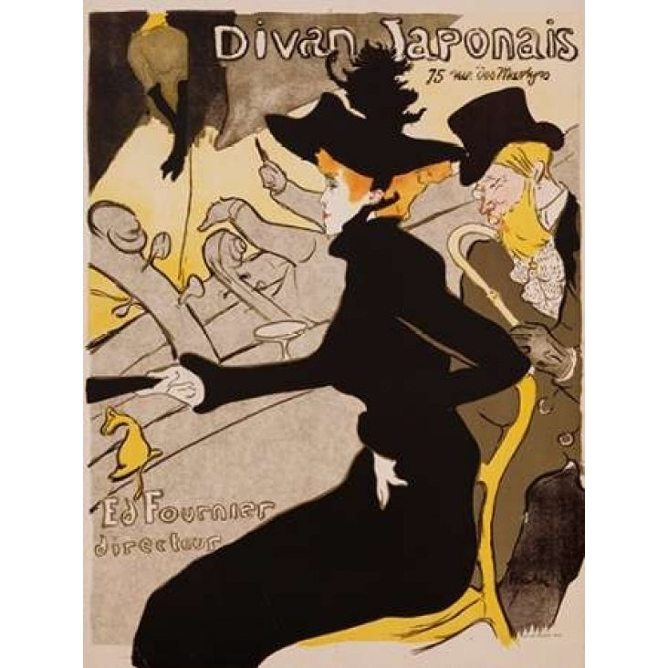 Divan Japonais Poster Poster Print by Henri de Toulouse-Lautrec Image 1