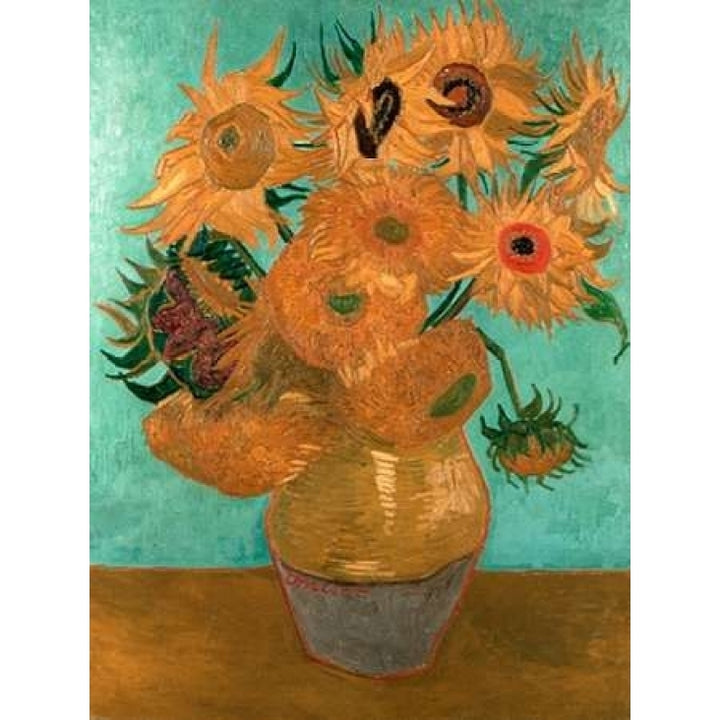 Sunflowers Poster Print by Vincent van Gogh Image 1