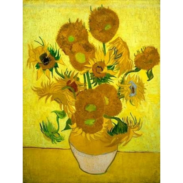 Zonnebloemen Poster Print by Vincent Van Gogh Image 1