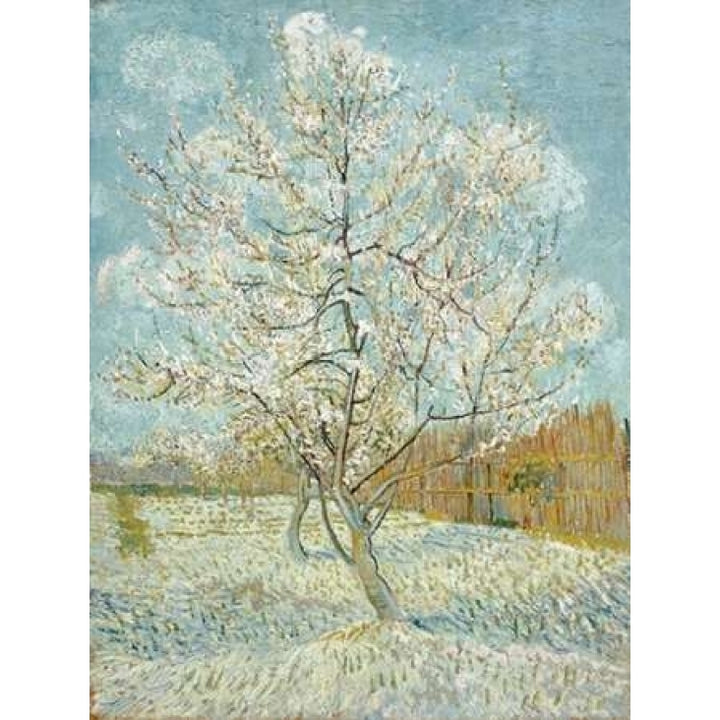 The Pink Peach Tree Poster Print by Vincent van Gogh Image 1