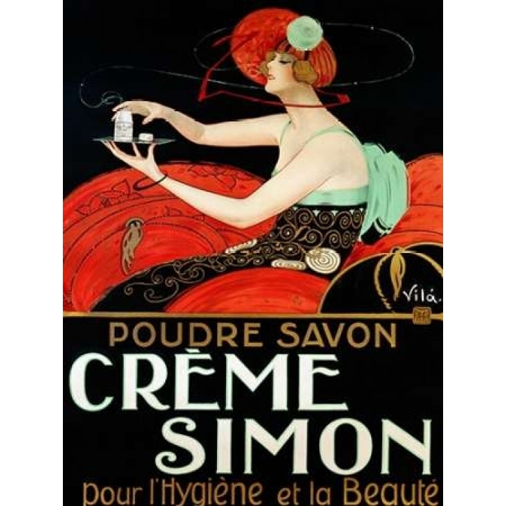 Creme Simon ca. 1925 Poster Print by Vila Image 1