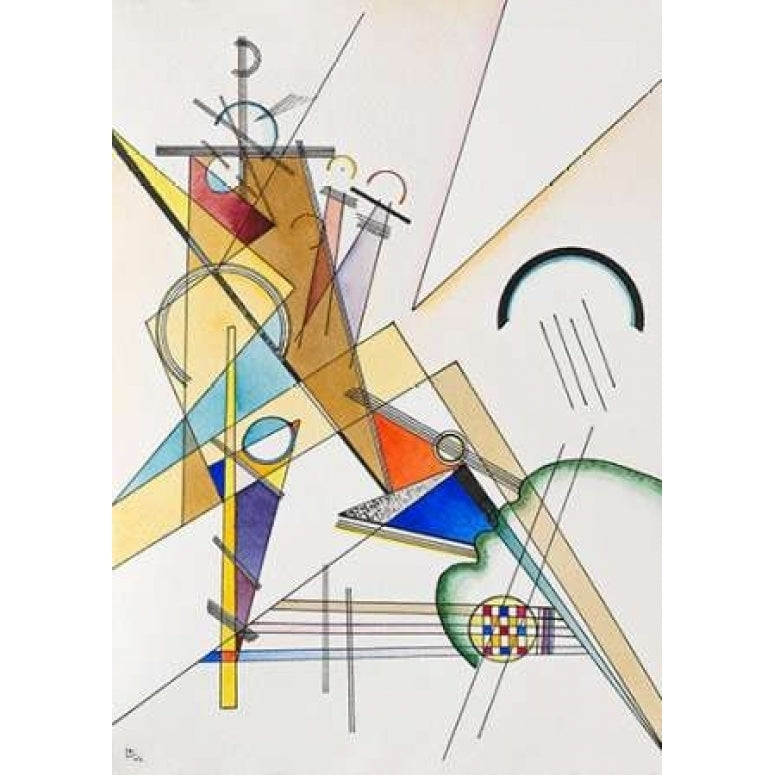 Gewebe Poster Print by Wassily Kandinsky Image 1