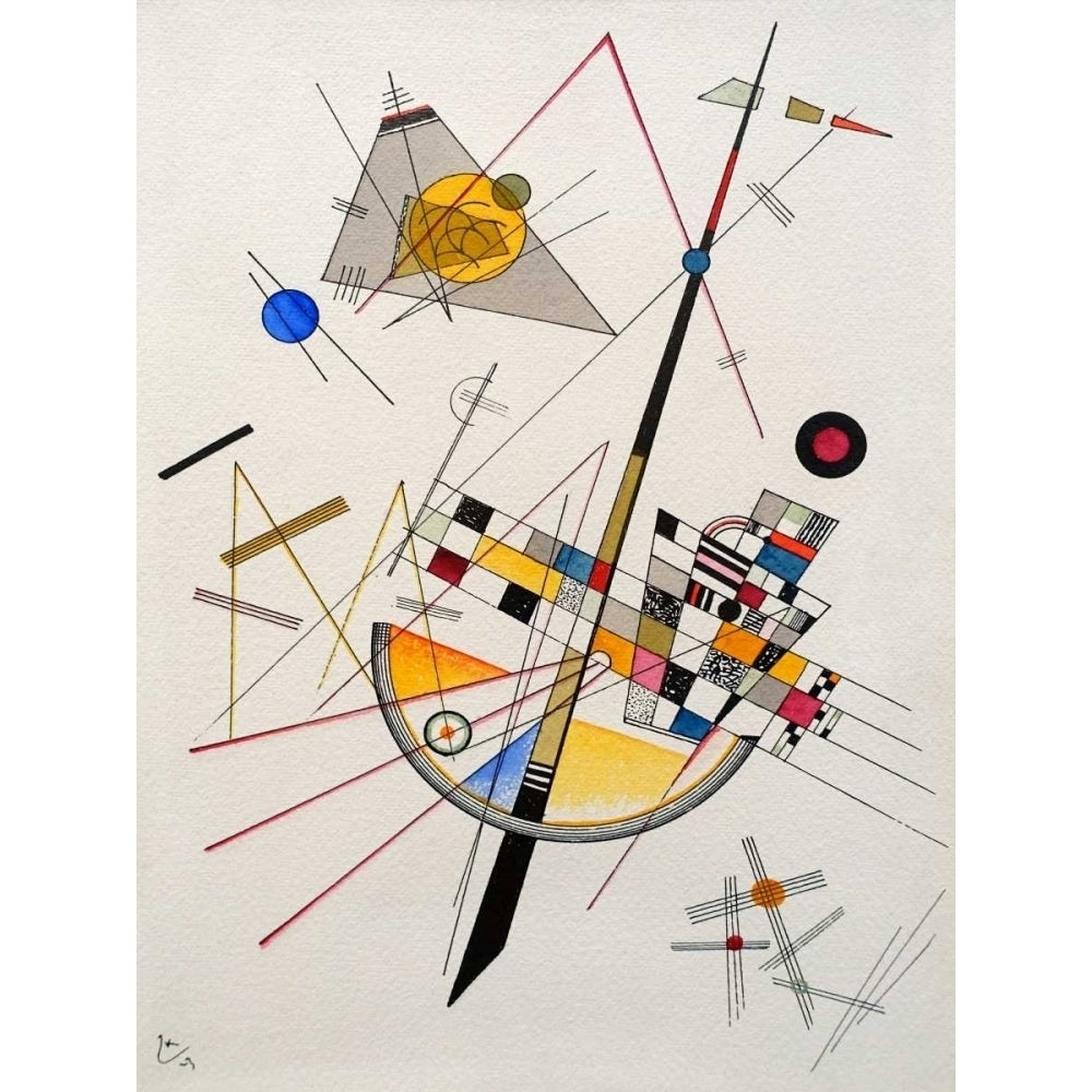 Delicate Tension Poster Print by Wassily Kandinsky Image 2