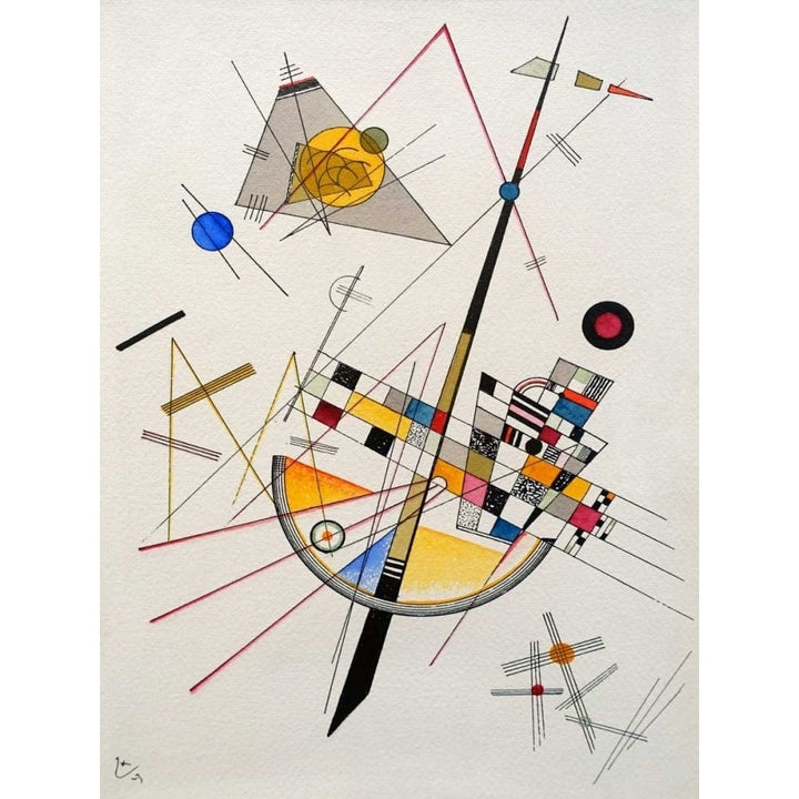 Delicate Tension Poster Print by Wassily Kandinsky Image 1