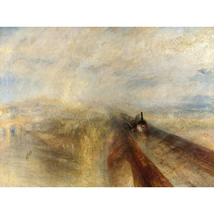 Rain Steam And Speed The Great Western Railway Poster Print by Turner William Image 2