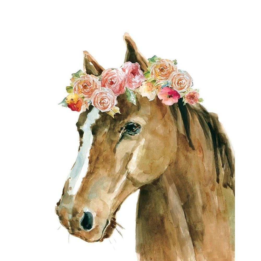 Flower Crown Horse Poster Print by Carol Robinson Image 1