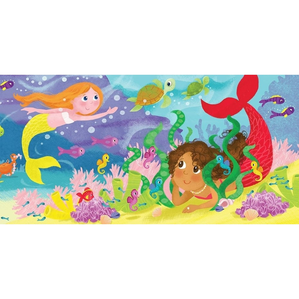 Mermaid Play III Poster Print by Melanie Mitchell Image 1