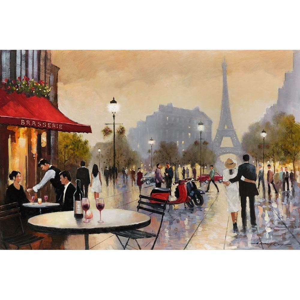 Paris Stroll Poster Print by E. Anthony Orme Image 1