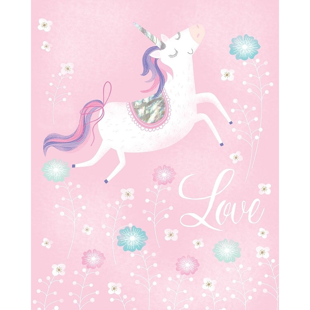 Love Unicorn Poster Print by Sophie Hanton Image 1