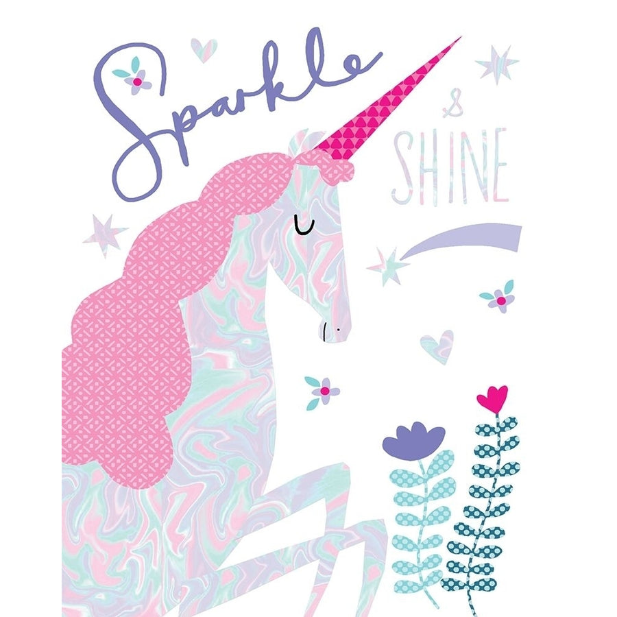 Sparkle Unicorn Poster Print by Charlotte Pepper Image 1