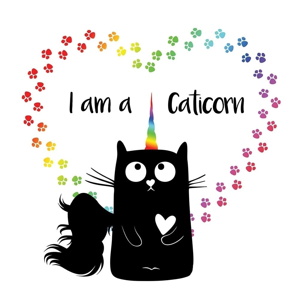 Caticorn Poster Print by Amanda Murray Image 1