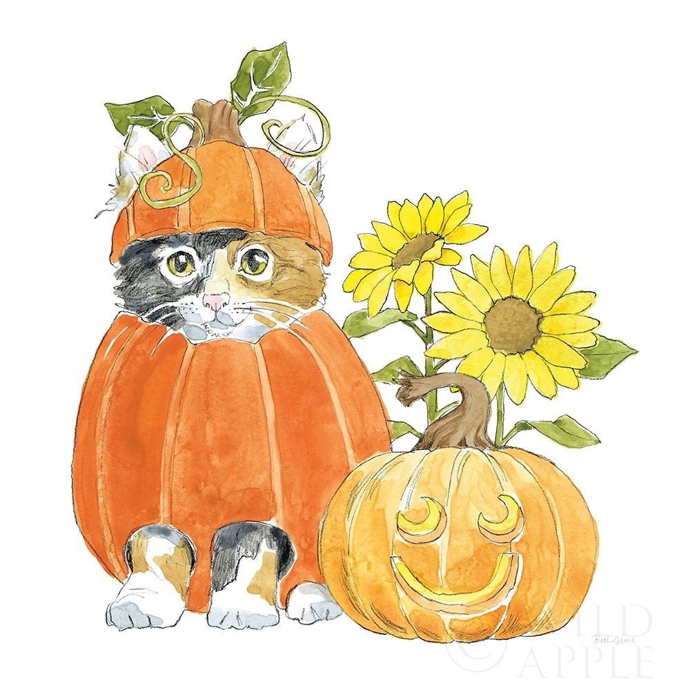 Halloween Pets II Poster Print by Beth Grove Image 1