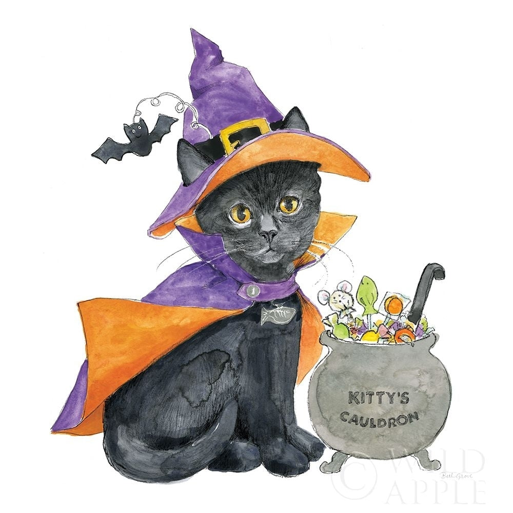 Halloween Pets I Poster Print by Beth Grove Image 1