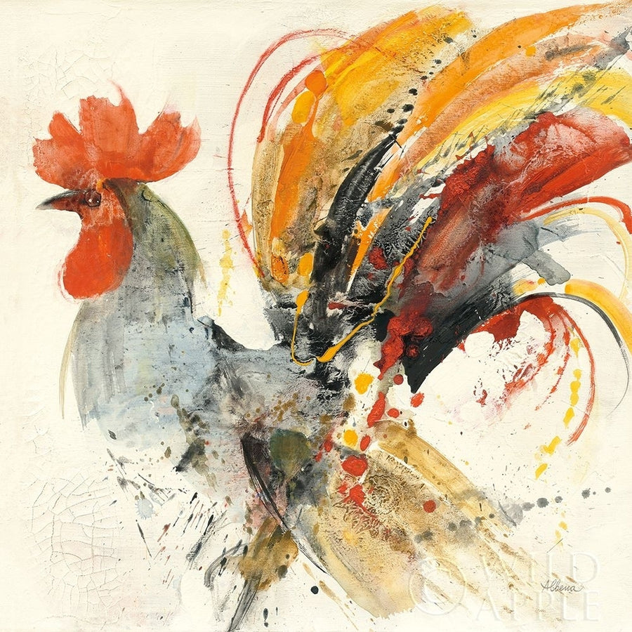 Festive Rooster II Poster Print by Albena Hristova Image 1