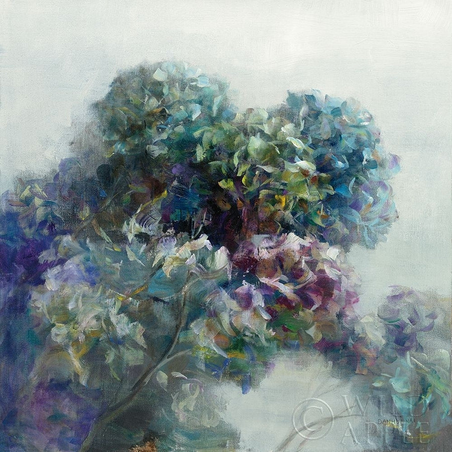 Abstract Hydrangea Poster Print by Danhui Nai Image 1