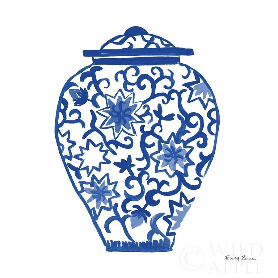 Chinoiserie III Poster Print by Farida Zaman Image 1