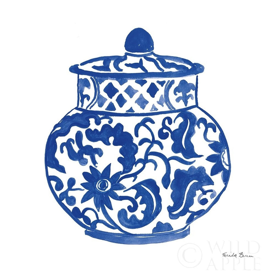 Chinoiserie II Poster Print by Farida Zaman Image 1