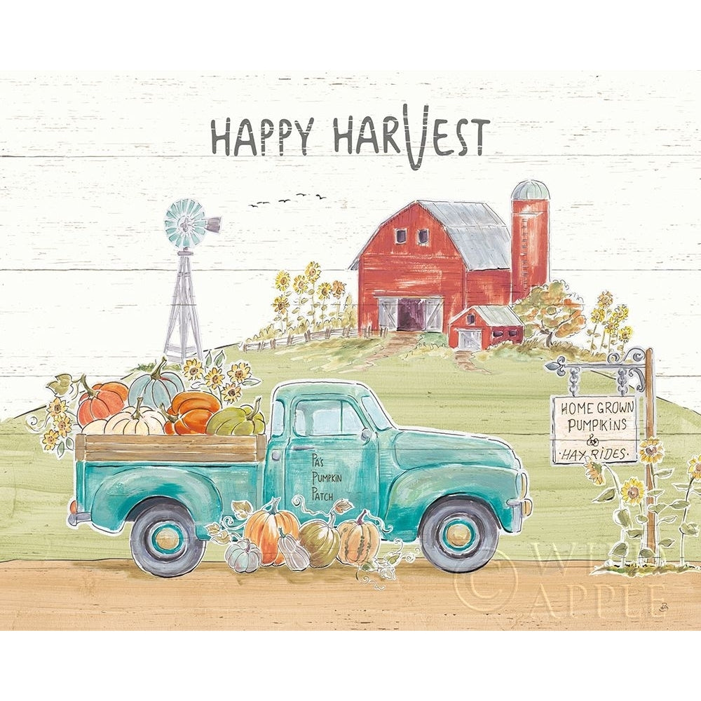 Fall Market I Pumpkin Patch Poster Print by Daphne Brissonnet Image 1