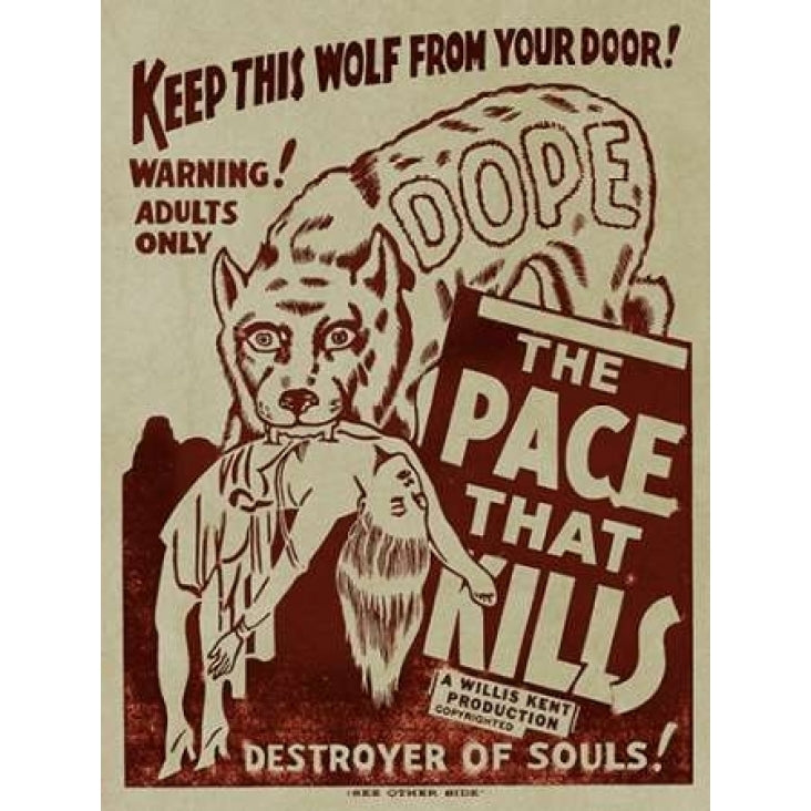 Vintage Vices: Dope: The Pace That Kills Poster Print by Vintage Vices Image 2