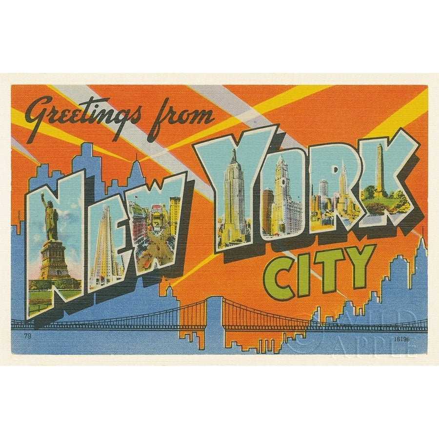 Greetings from York Poster Print by Wild Apple Portfolio Image 1