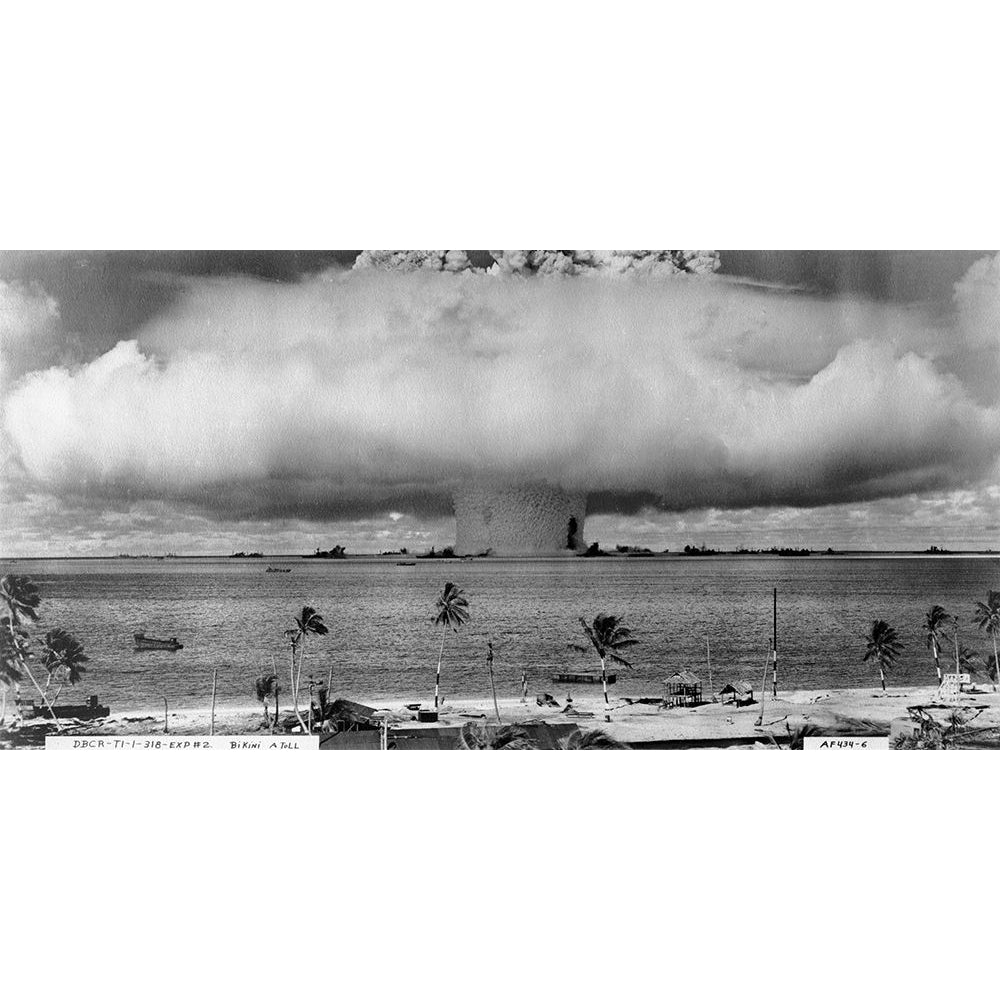 Bikini Atoll - Operation Crossroads Baker Detonation - July 25 1946: DBCR-T1-318-Exp 2 AF434-6 Poster Print by U.S. Navy Image 1