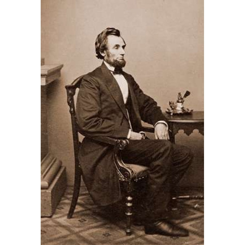 President Abraham Lincoln Washington D.C. 1865 Poster Print by Mathew B. Brady Image 1