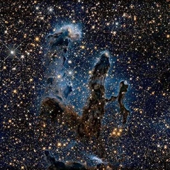 A Near-Infrared View of the Pillars of Creation Poster Print by NASA Image 2