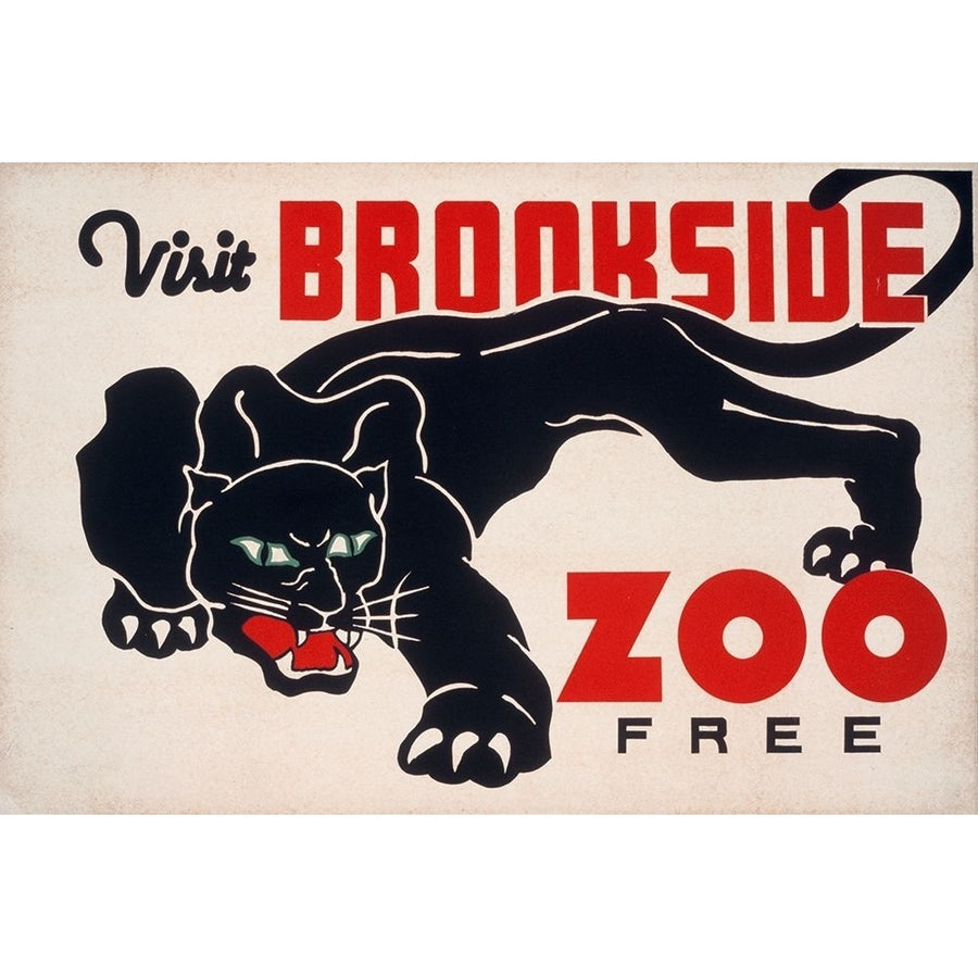 Brookfield Zoo - Panther Poster Print by WPA WPA Image 1