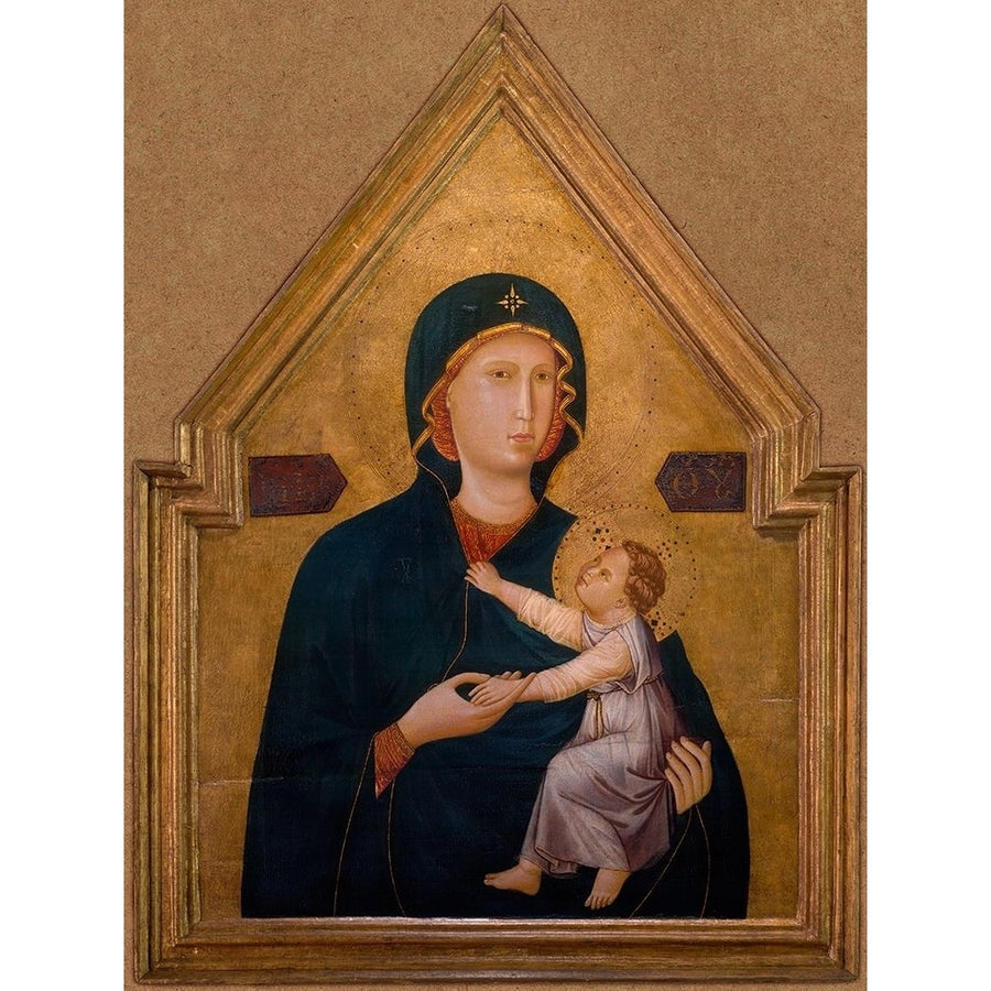 Madonna and Child Poster Print by Unknown 13th Century Italian Illuminator Image 1