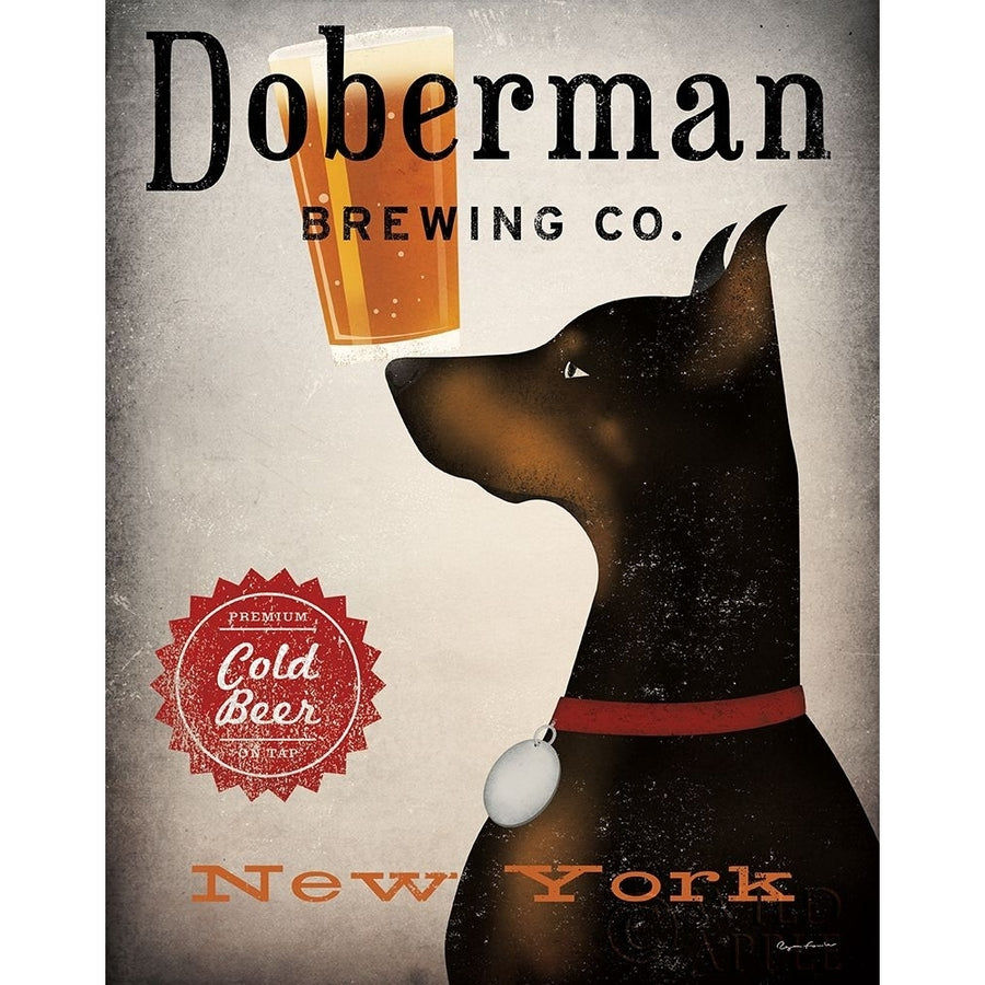 Doberman Brewing Company NY Poster Print by Ryan Fowler Image 1