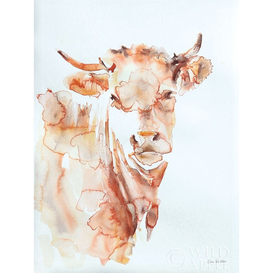 Village Cow Poster Print by Aimee Del Valle Image 1