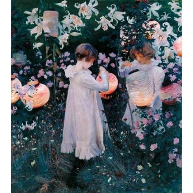 Carnation Lily Lily Rose 1885 Poster Print by John Singer Sargent Image 1