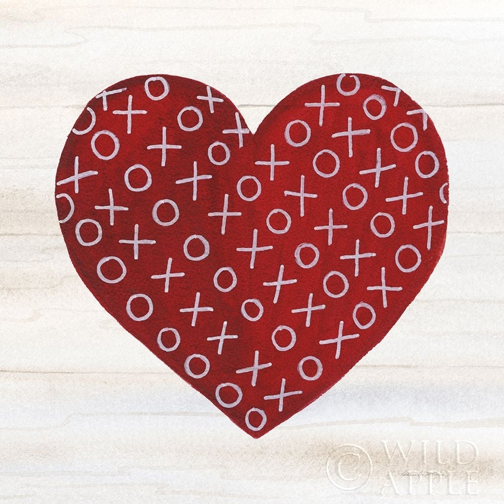 Rustic Valentine Heart IV Poster Print by Kathleen Parr McKenna Image 1