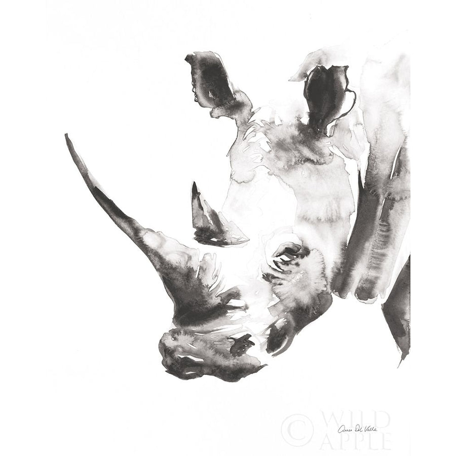 Rhino Gray Crop Poster Print by Aimee Del Valle Image 1