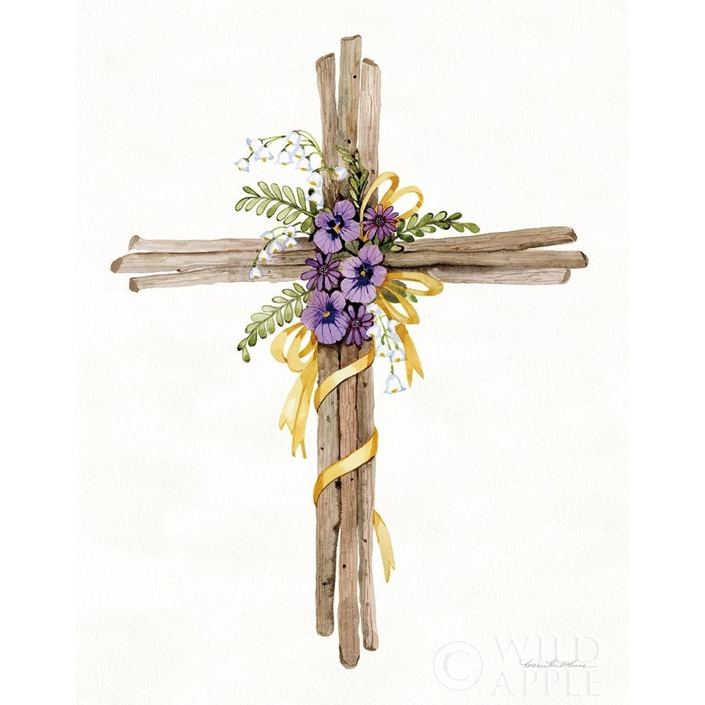 Easter Blessing Cross I Poster Print by Kathleen Parr McKenna Image 1