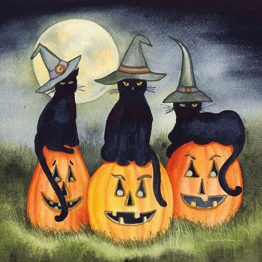 Haunting Halloween Night II No Border Poster Print by Kathleen Parr McKenna Image 1