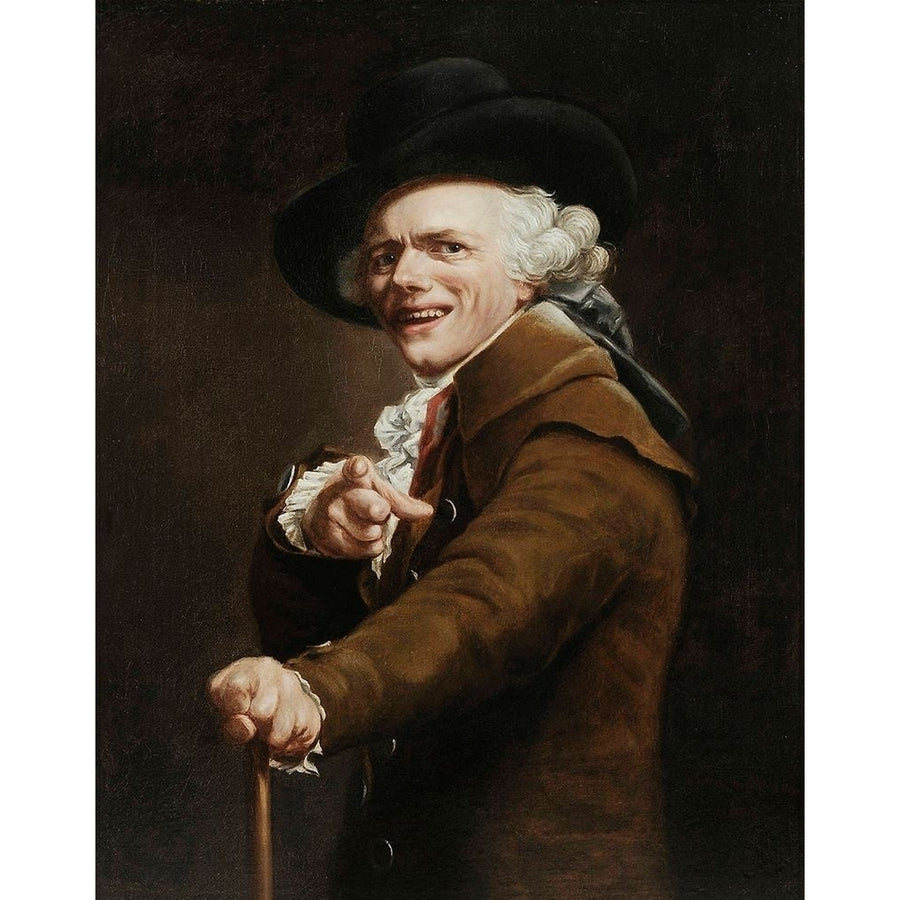 Portrait of the Artist as a Mocker Poster Print by Joseph Ducreux Image 1