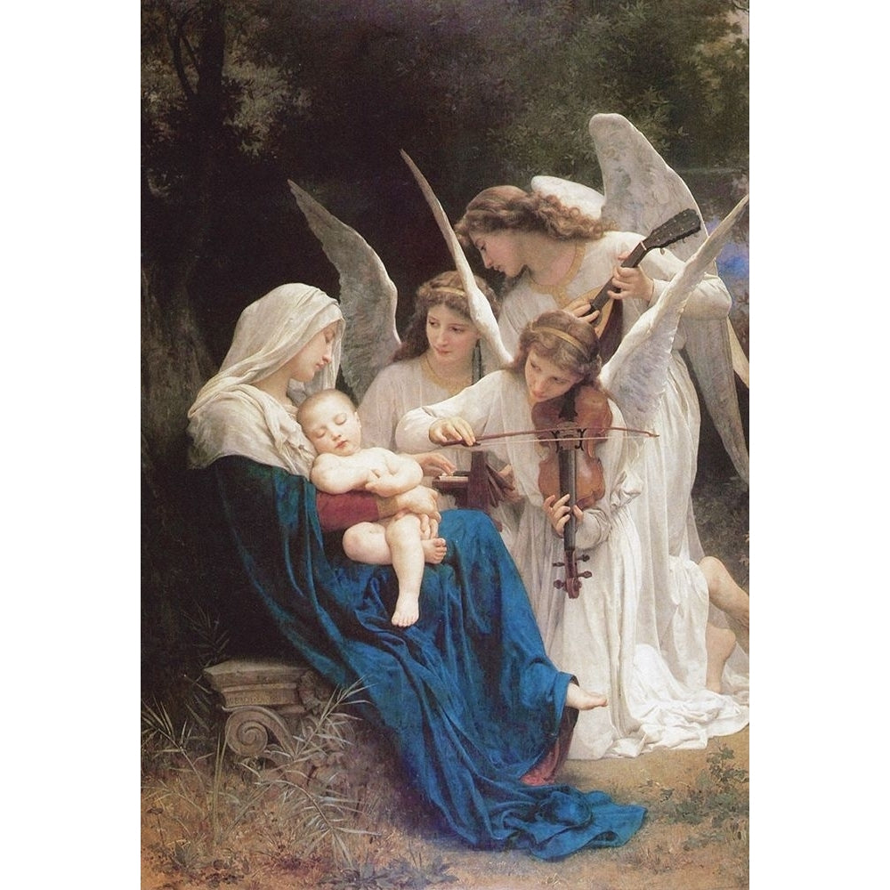 Song of the Angels 1881 Poster Print by William-Adolphe Bouguereau Image 1