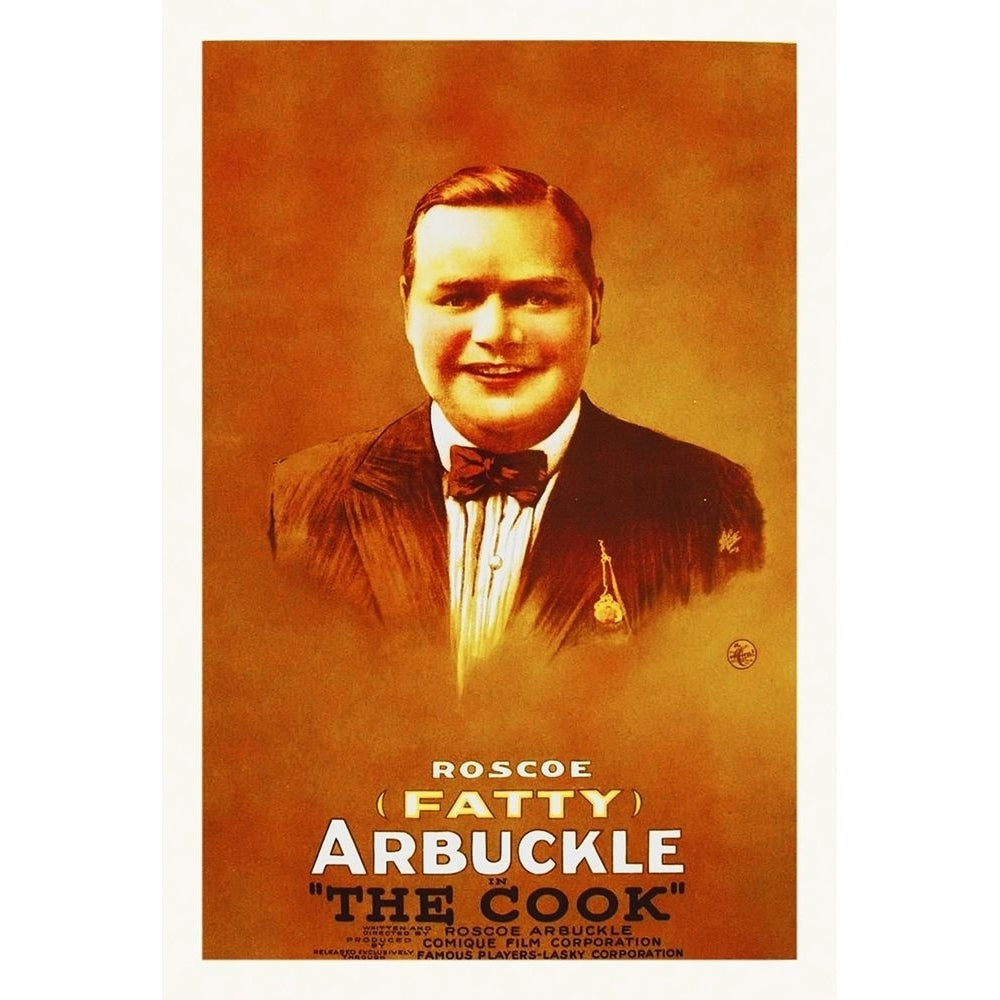 Arbuckle in The Cook 1918 Poster Print by Hollywood Photo Archive Hollywood Photo Archive Image 1