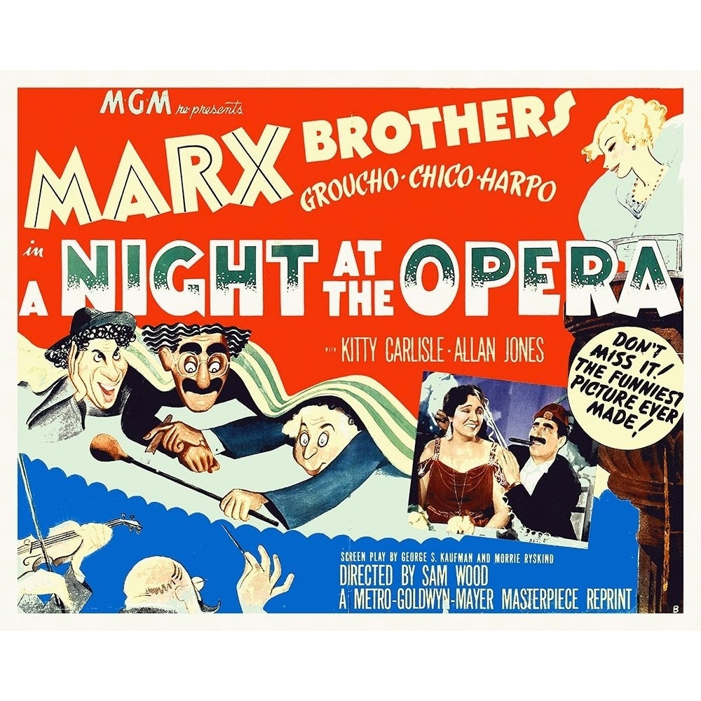 Marx Brothers - A Night at the Opera 06 Poster Print by Hollywood Photo Archive Hollywood Photo Archive Image 1