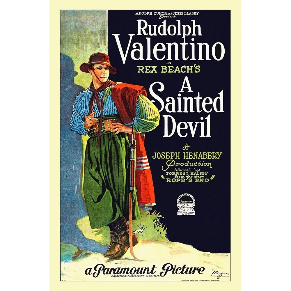 Rudolph Valentino - A Sainted Devil - 1924 Poster Print by Hollywood Photo Archive Hollywood Photo Archive Image 1