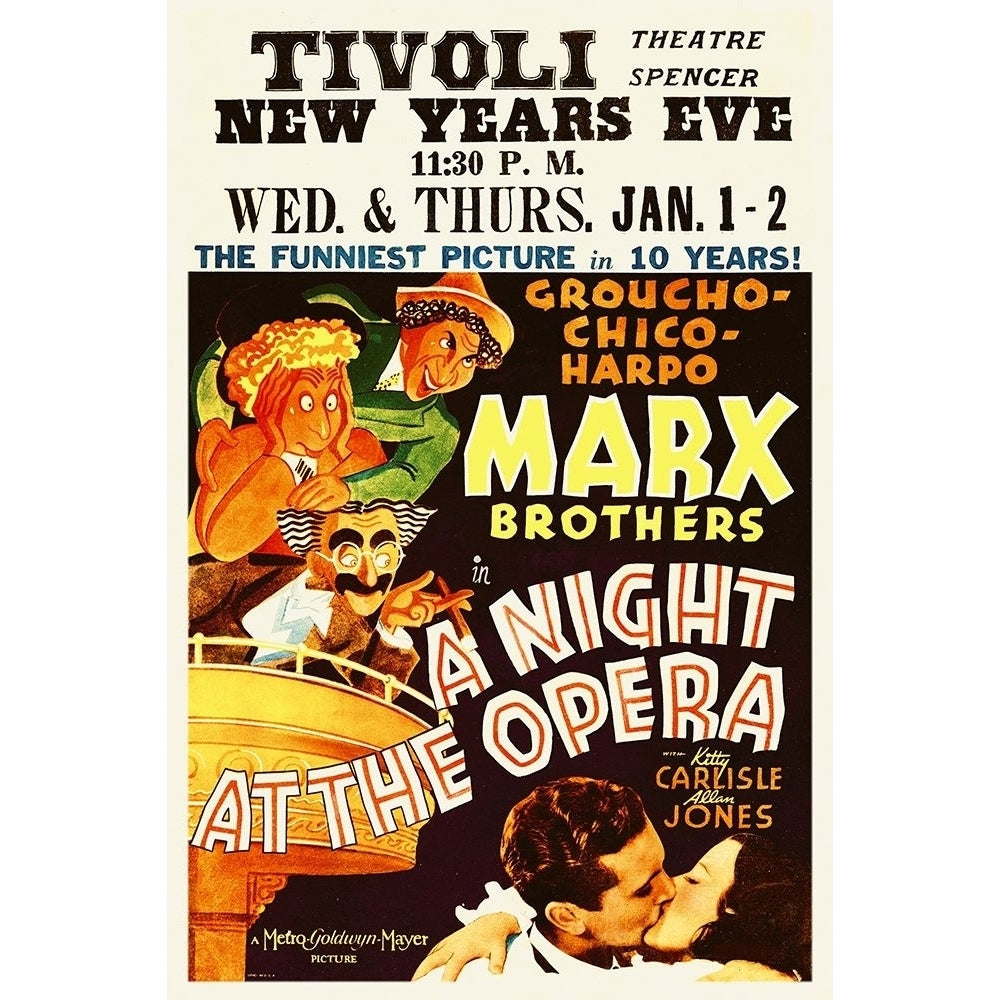 Marx Brothers - A Night at the Opera 04 Poster Print by Hollywood Photo Archive Hollywood Photo Archive Image 1