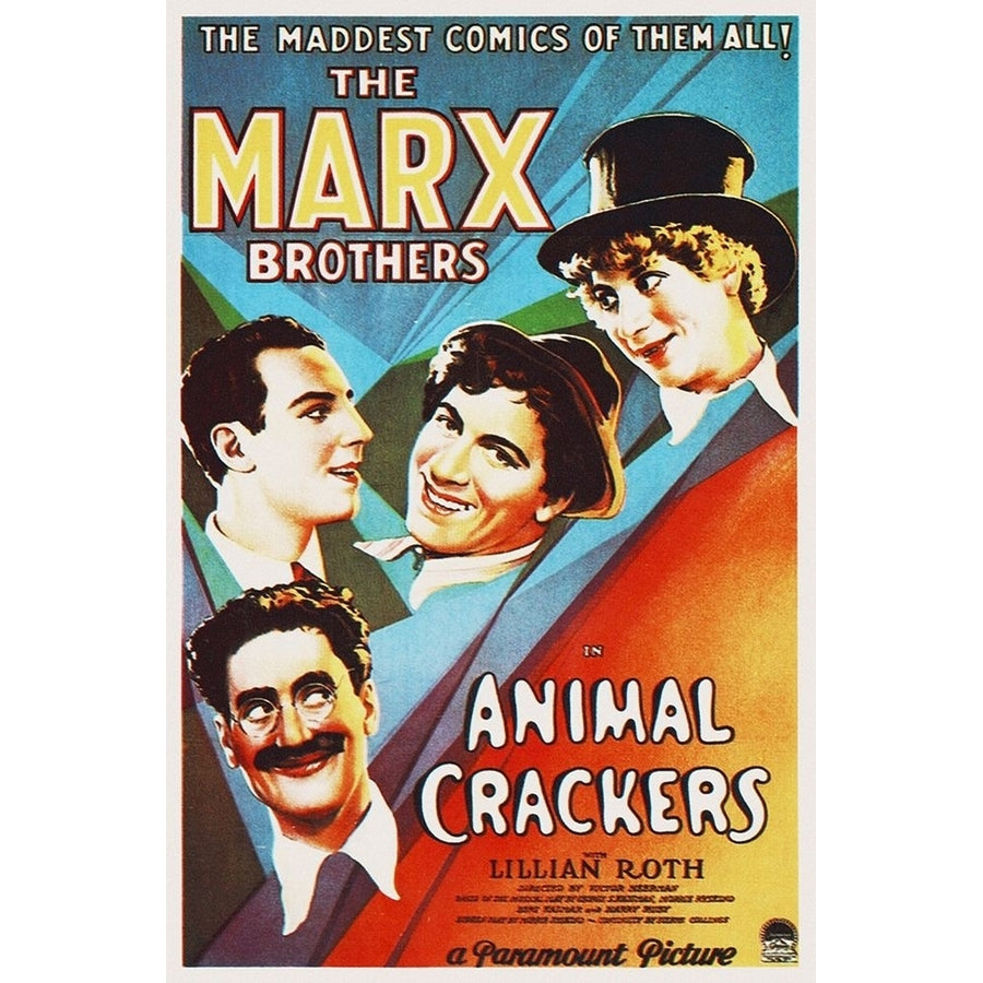 Marx Brothers - Animal Crackers 02 Poster Print by Hollywood Photo Archive Hollywood Photo Archive Image 1