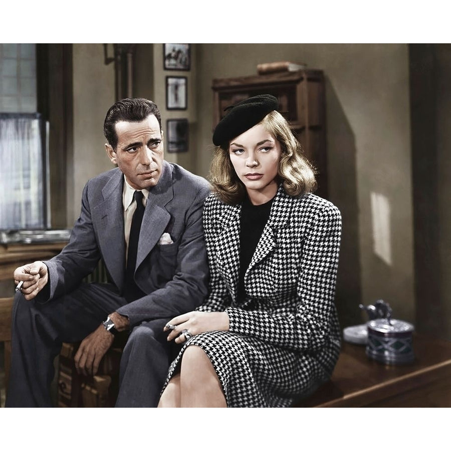 Humphrey Bogart with Lauren Bacall - The Big Sleep Poster Print by Hollywood Photo Archive Hollywood Photo Archive Image 1