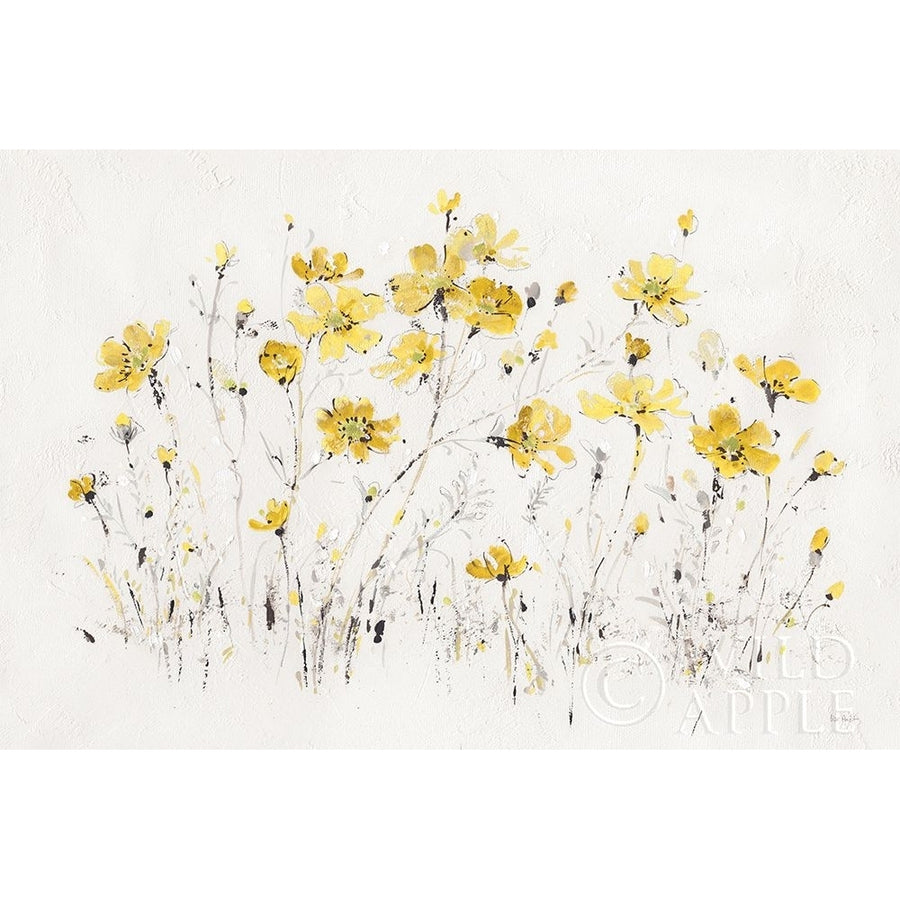 Wildflowers I Bright Yellow Poster Print by Lisa Audit Image 1