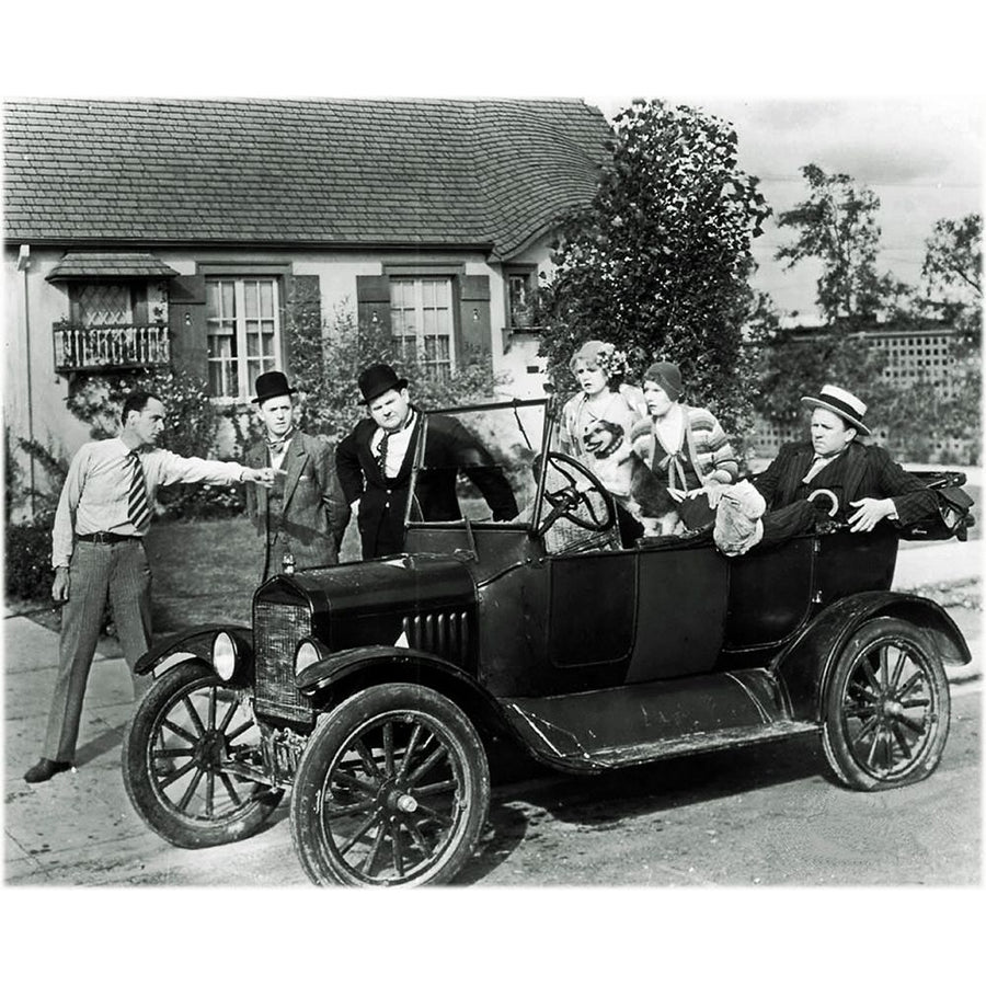 Laurel and Hardy - Perfect Day 1929 Poster Print by Hollywood Photo Archive Hollywood Photo Archive Image 1